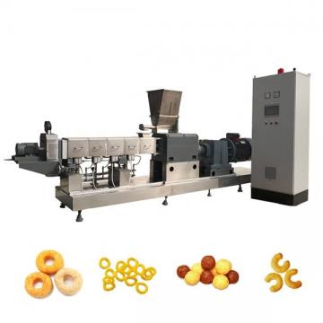 Slanted bar twin screw extruder prices corn chips food making puff snack machine