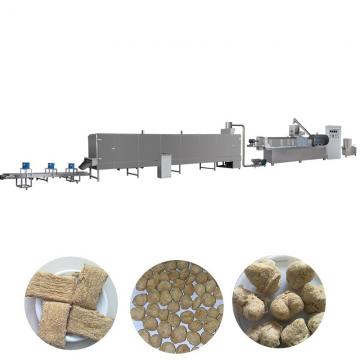 Automatic Textured Vegetable Soy Bean Meat Protein Soya Chunk Nugget making Extruder Machine