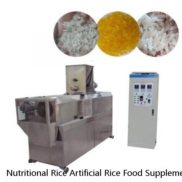 Nutritional Rice Artificial Rice Food Supplement Processing Line