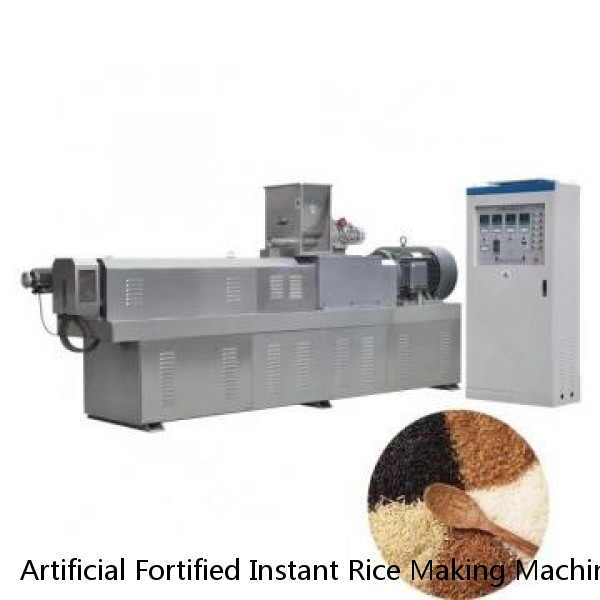 Artificial Fortified Instant Rice Making Machine Extruder Processing Line