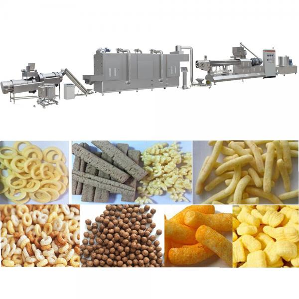 Industrial Automatic Corn Puff Snacks Food Extruder Machine Electric Gas Popcorn Making Machine