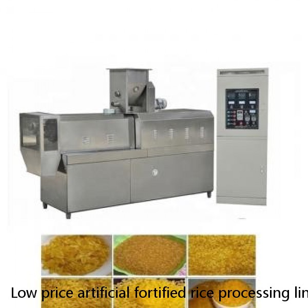 Low price artificial fortified rice processing line fortified rice making machine